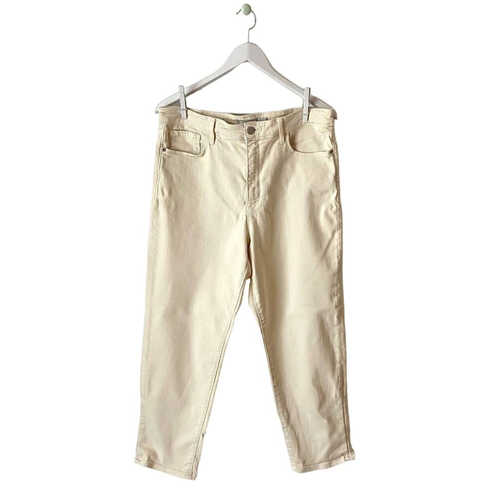 Athleta Flex Sculptek Jeans Bone Cream Size 14P